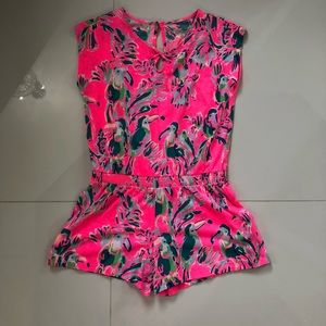 Lilly Pulitzer Pacey Romper Size Girls XL